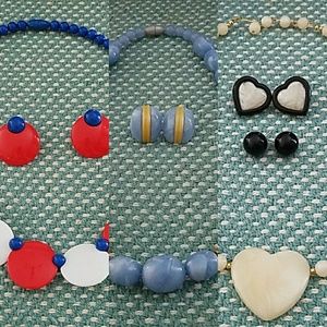 Collection of Vintage Chunky Jewelry